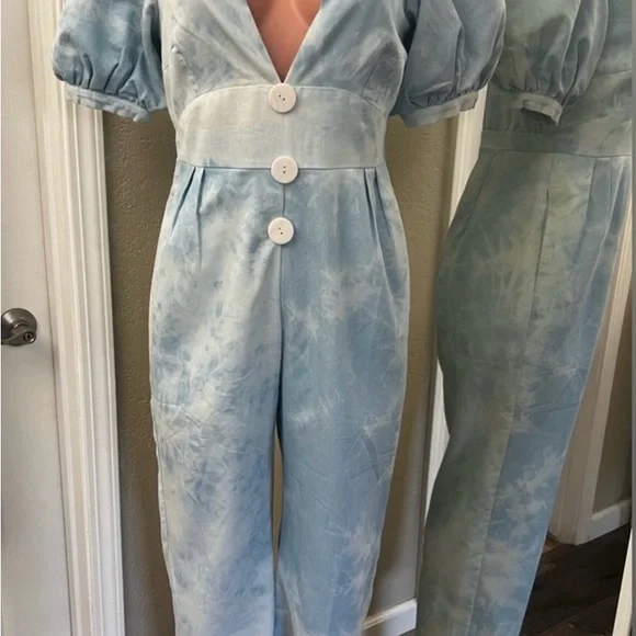 L’ATISTE Denim Stops Here Jumpsuit - Picture 3 of 6